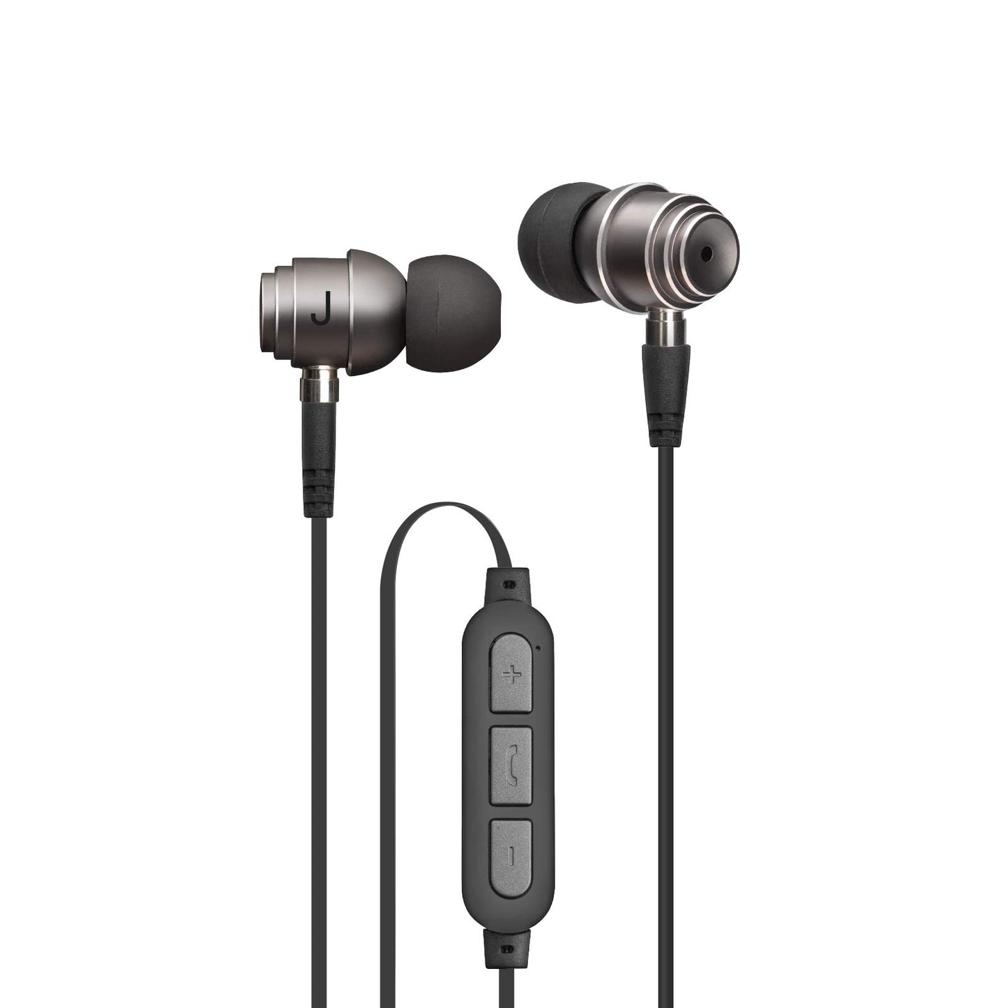 SBS Harmony austiņas - bezvadu/vadu adapteris, metāla apdare, mūzikas un zvanu pogas, 3 ausu aizbāžņi, 2 silikona āķi