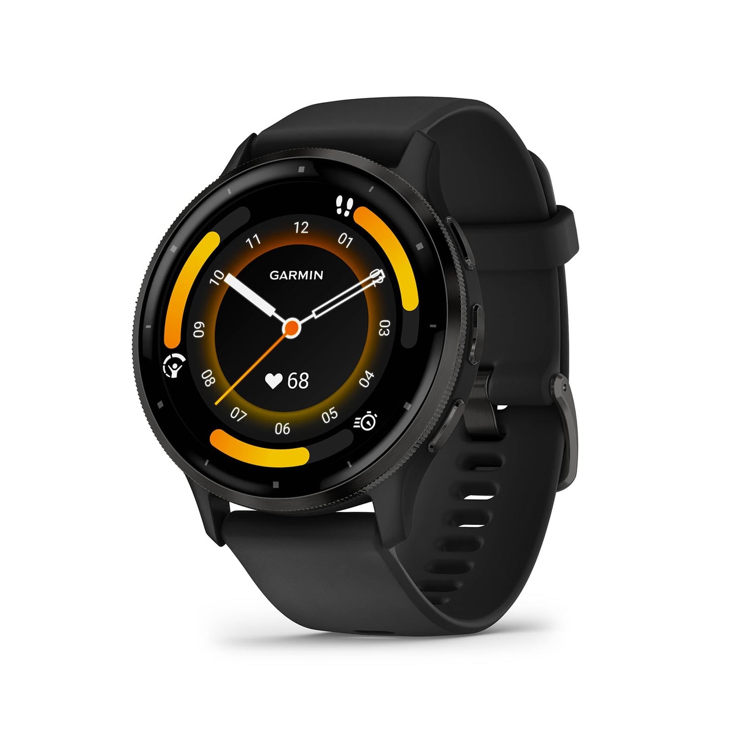 Garmin Venu 3 - GPS-fitnesa viedpulkstenis ar 1,4" AMOLED ekrānu, Bluetooth, balss asistentu un Pay režīmu.