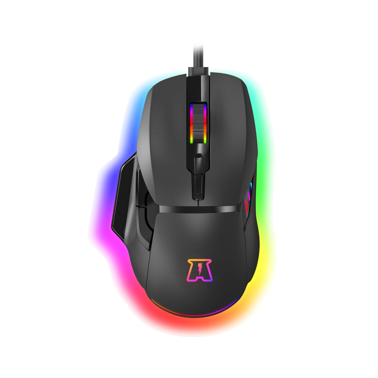 AKUMA spēļu pele Otaku M05 12800 DPI RGB PROGRAMMABLE Melna