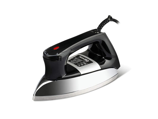 Girmi Unica sausais gludeklis, melns - kompakts, ātri uzsilst, viegli lietojams, ideāls ceļojumiem.