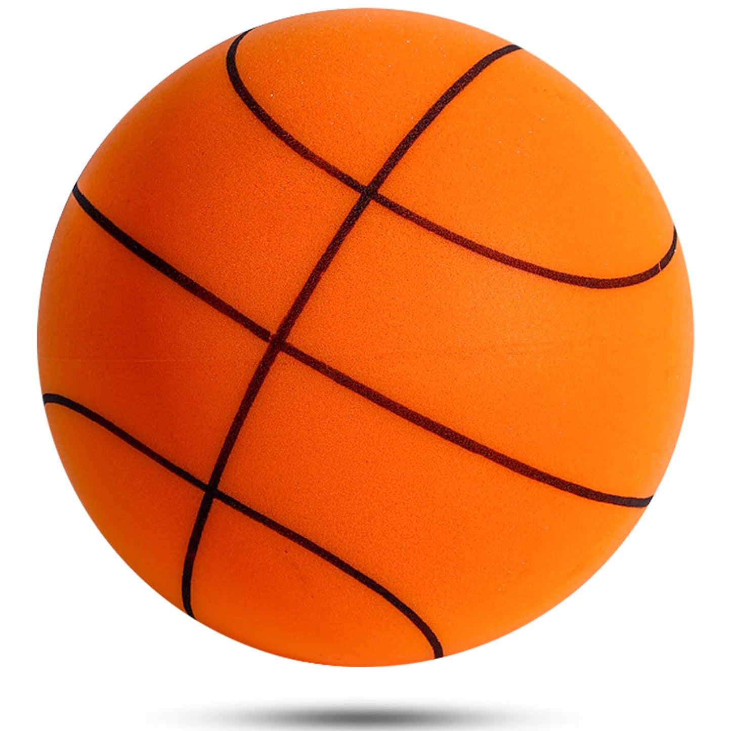 Klusā basketbola bumba Hpbaggy, 24 cm, klusai spēlei telpās, putu bumba