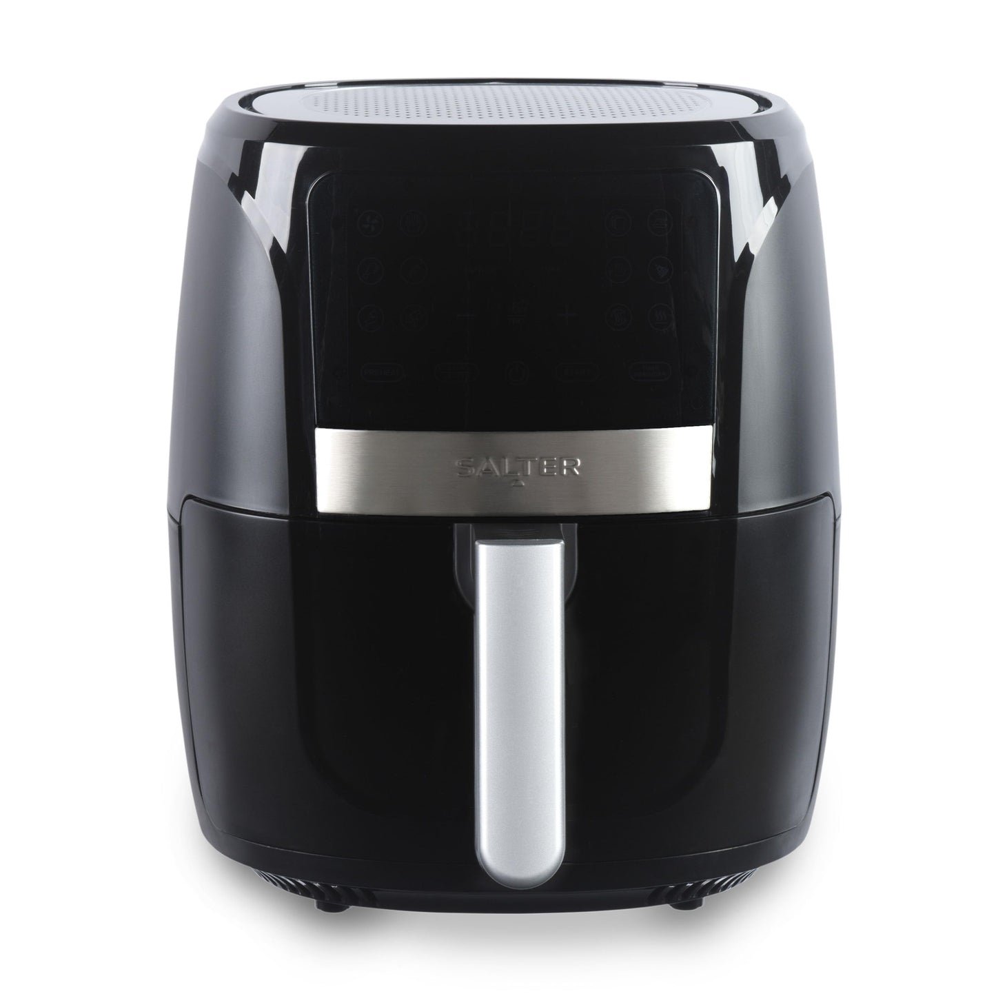 Salter EK6179VDE - 5.7L air fryer, 12 cooking functions, digital LED display, removable non-stick basket, 1500W.