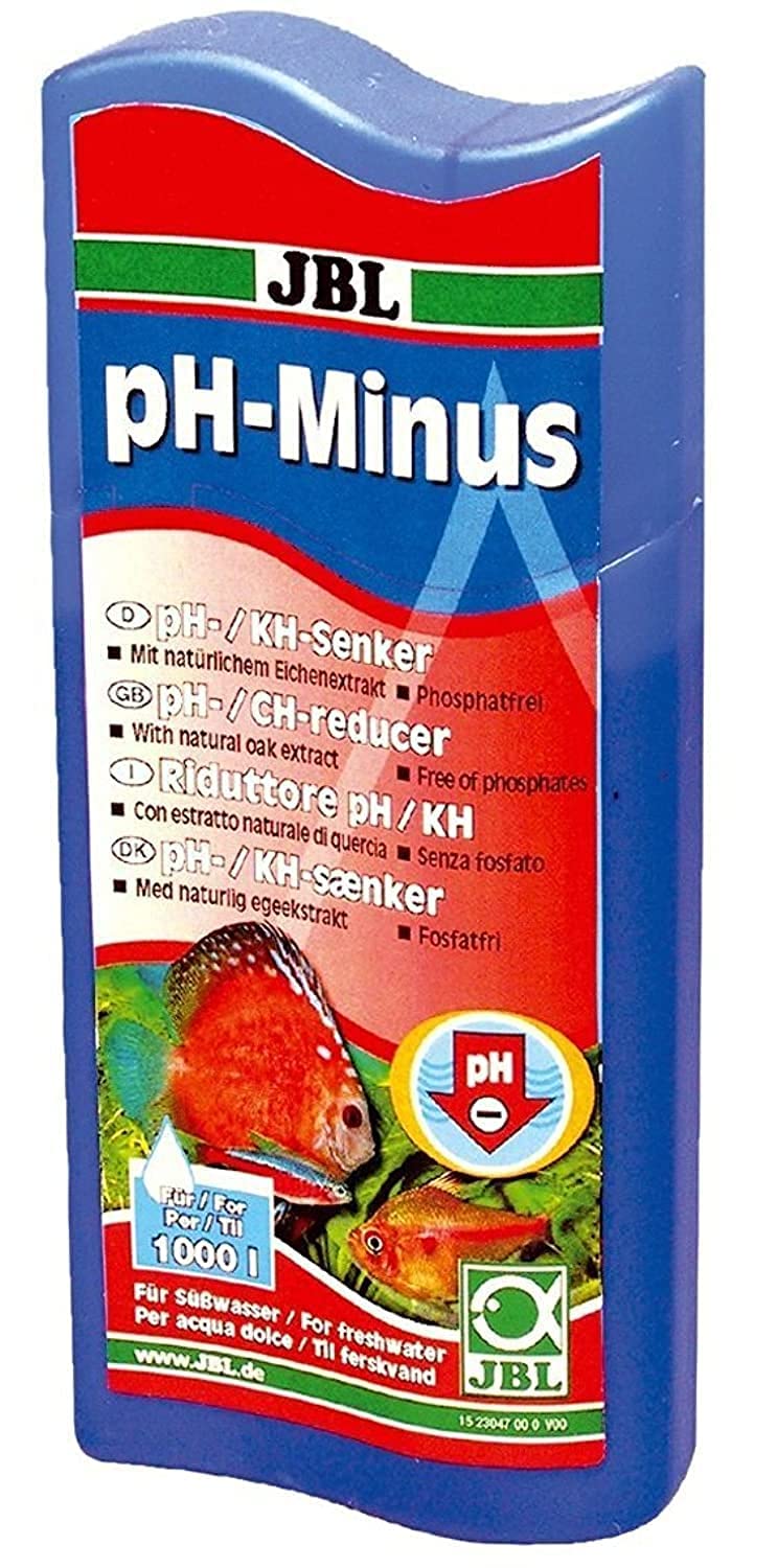 Akvārija ūdens kondicionieris JBL pH-Minus 23047, pH samazināšanai saldūdens akvārijiem, 250 ml