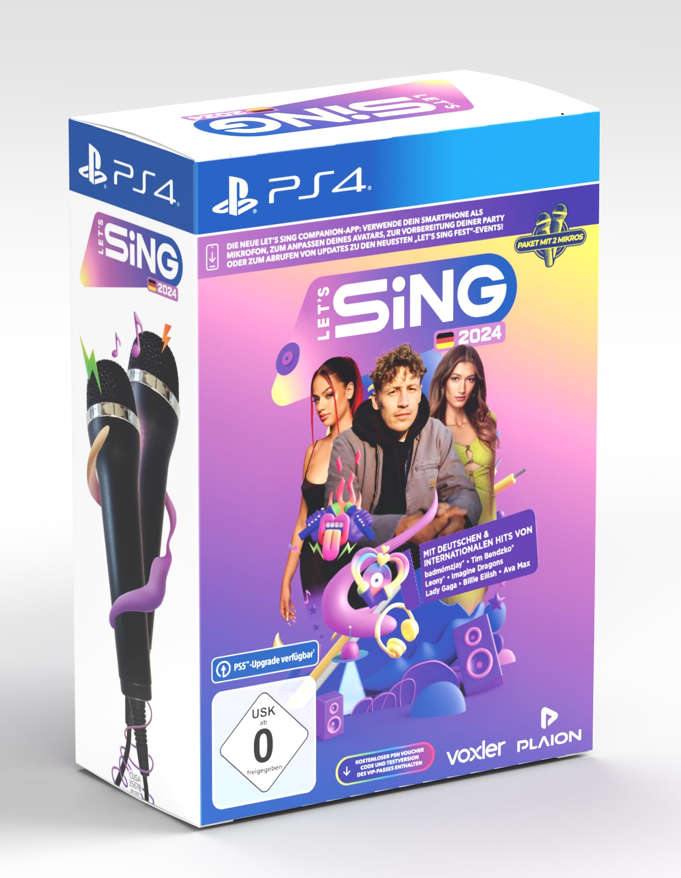 Let's Sing 2024 Vācu versija (+ 2 mikrofoni) (Playstation 4)