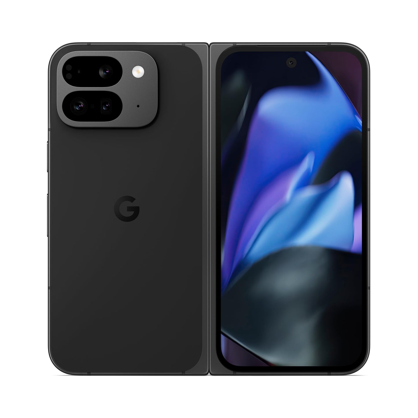 Google Pixel 9 Pro Fold - salokāms displejs, trīskārša kamera, 256GB, balss vadība, bez SIM bloķēšanas, Obsidian.