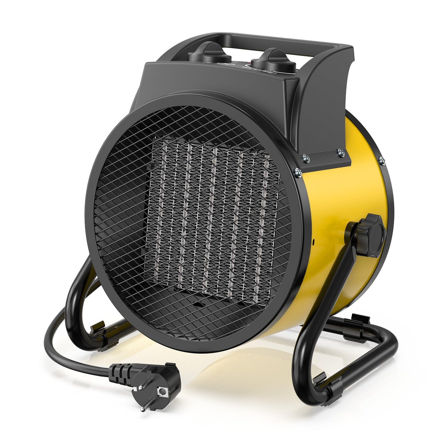DAHTEC keramiskais sildītājs 3000 Watt ar termostatu, 3 sildīšanas pakāpes