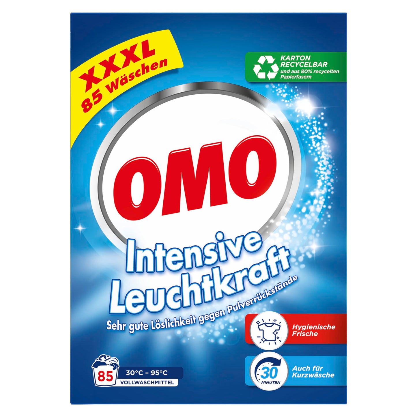 Veļas pulveris Omo XXXL, 85 mazgāšanas reizes