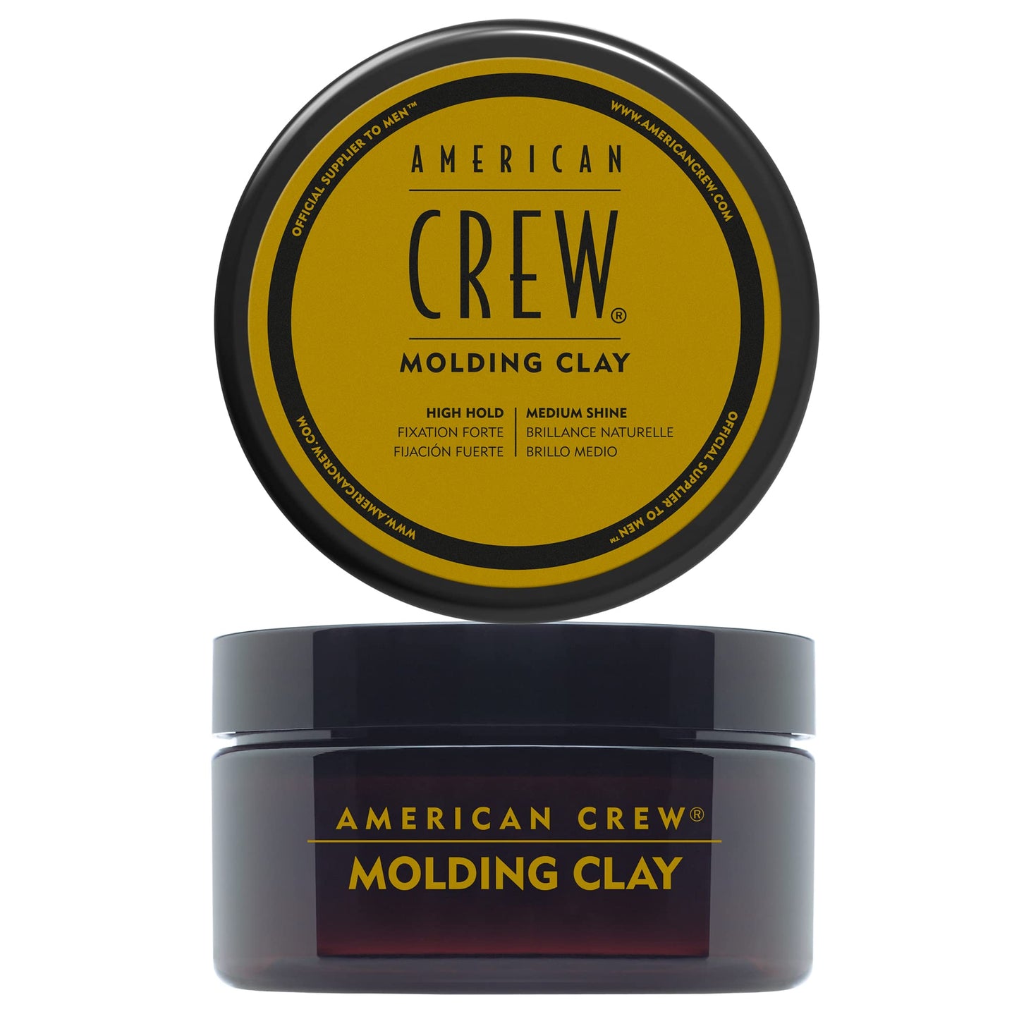 AMERICAN CREW Classic Molding Clay, 85 g, matējošs veidošanas māls vīriešiem, stipra fiksācija, tekstūra un dabisks spīdums