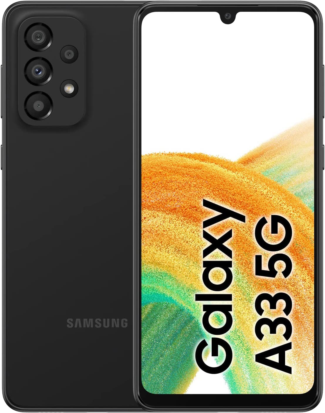 Samsung Galaxy A33 5G Enterprise Edition - 6.4" Android, 128GB, 5000mAh battery, contract-free business smartphone, Awesome Graphite