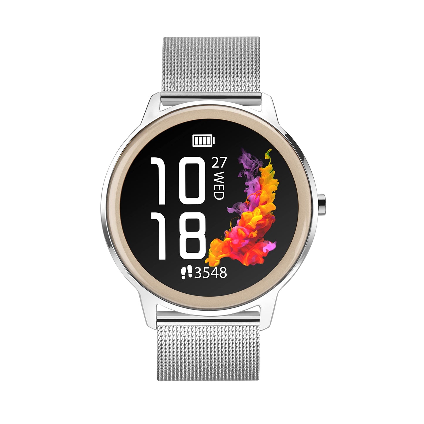Sekonda Flex 42mm sieviešu pulkstenis - sirdsdarbības, miega monitors, aktivitāšu, sporta, mūzikas un laika funkcijas.