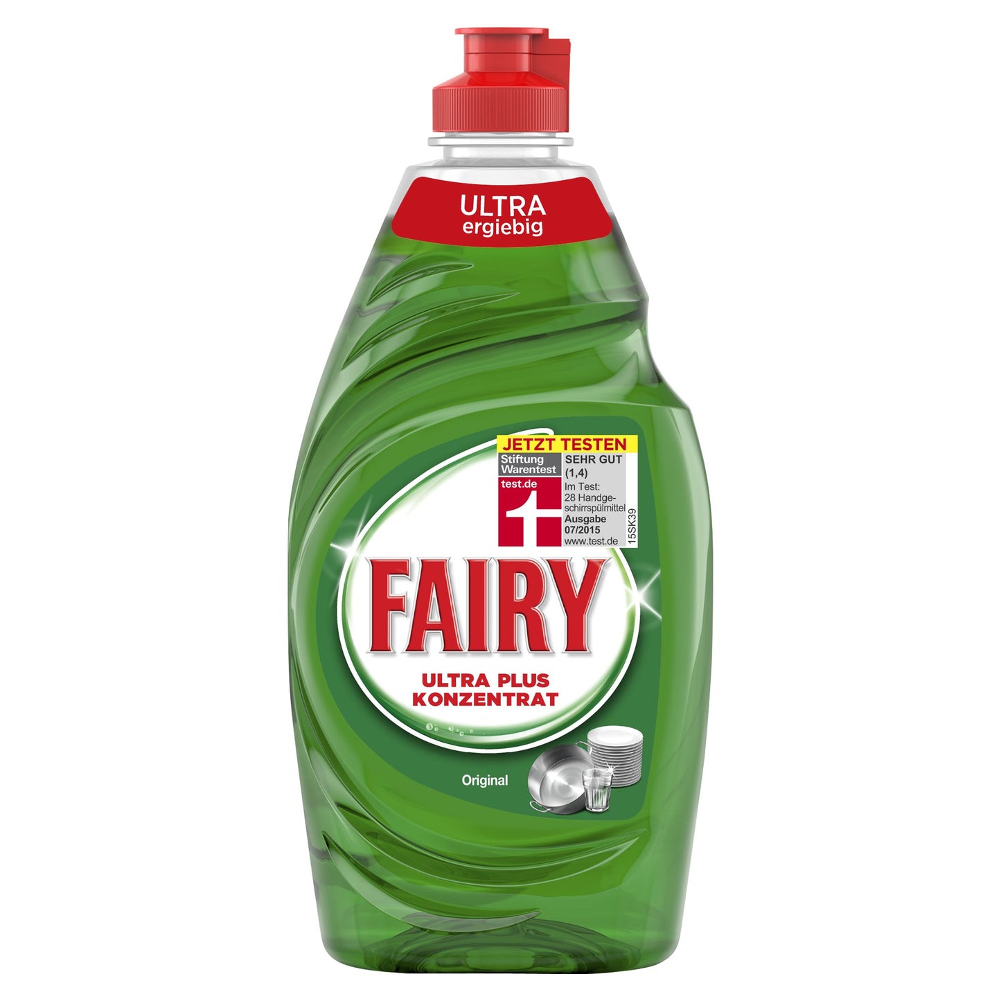 Trauku mazgāšanas līdzeklis Fairy Ultra Plus, 10 iepakojums (10 x 450 ml)