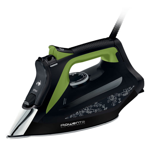 Rowenta DW6330 Eco Intelligence - 2500W, 45g/min steam, 180g/min steam boost, Microsteam400 HD sole, anti-drip, black/green