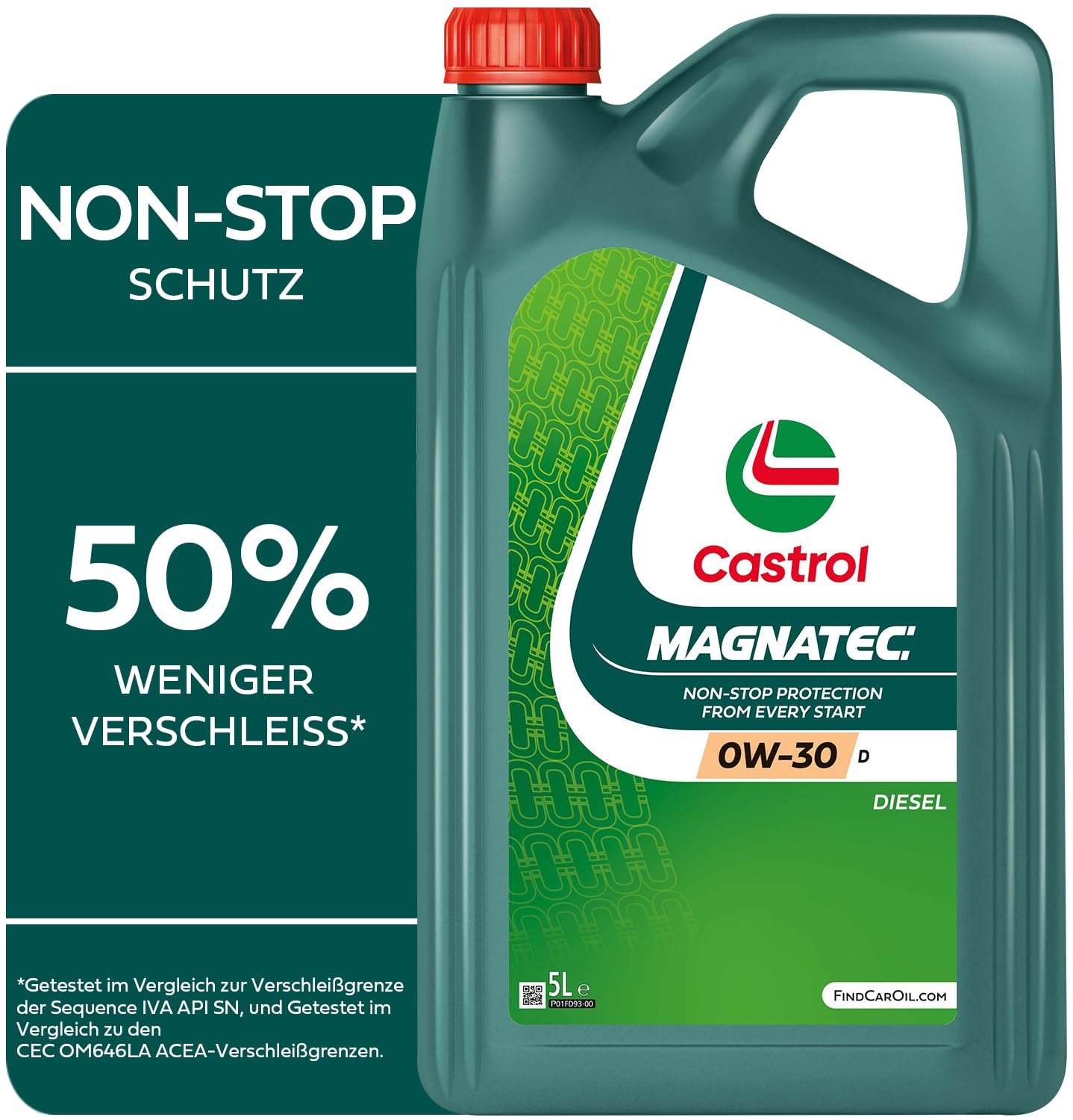 Motoreļļa Castrol MAGNATEC 0W-30 D, 5L