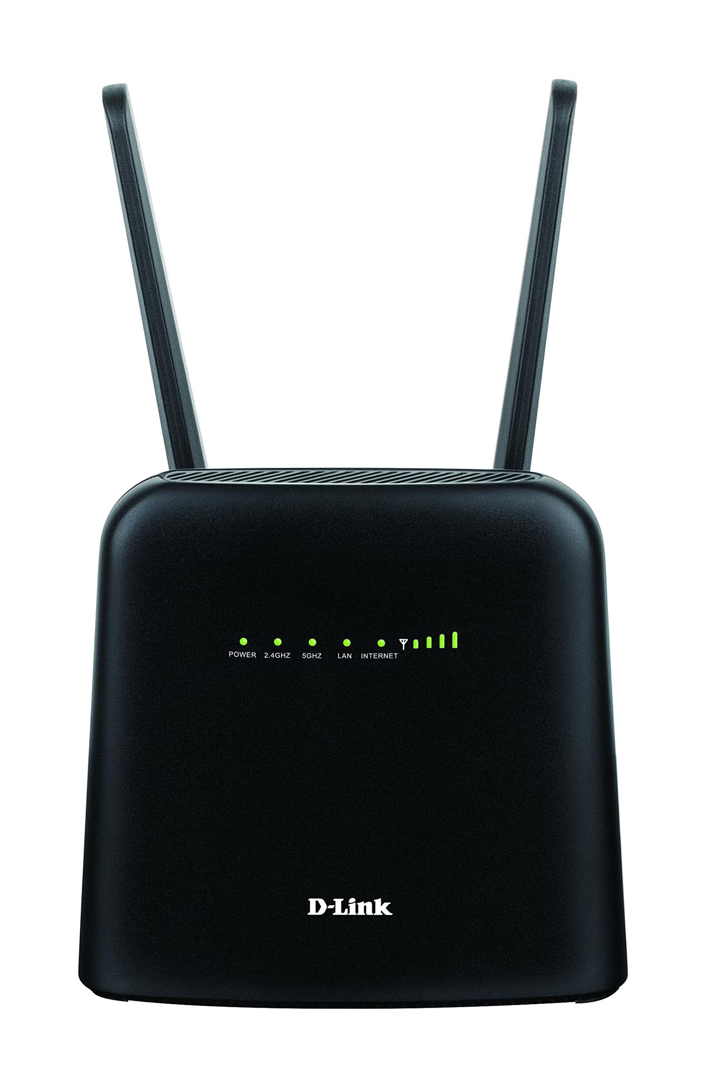 D-Link DWR-960 LTE Cat7 Wi-Fi AC1200 maršrutētājs (mobilais Wi-Fi maršrutētājs, 4G/3G, Multi WAN, Gigabit porti, bez SIM bloķēšanas, drošs internets, divkāršā ugunsmūra)