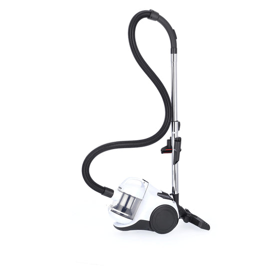 SEVERIN bezmaisa ciklona putekļsūcējs - grīdas putekļsūcējs alerģiskiem cilvēkiem, 1,5 L, balts/melns, ar spraugu un polsterējuma uzgali