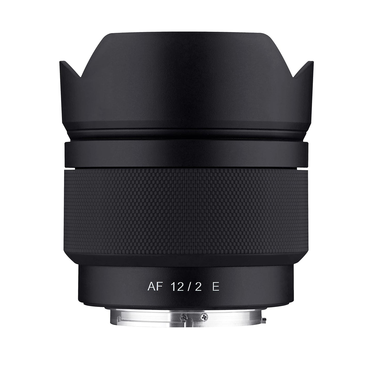 Samyang 12 mm F2.0 AF Ultra-platleņķa autofokusa objektīvs Sony E montāžai (SYIO12AF-E), melns