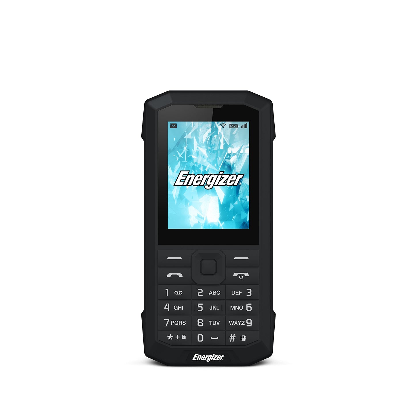 HARDCASE Energy 100 - Atbloķēts 2G mobilais ar Arābu tastatūru, 2,4" ekrānu, 32 MB, Dubultā SIM, Melns
