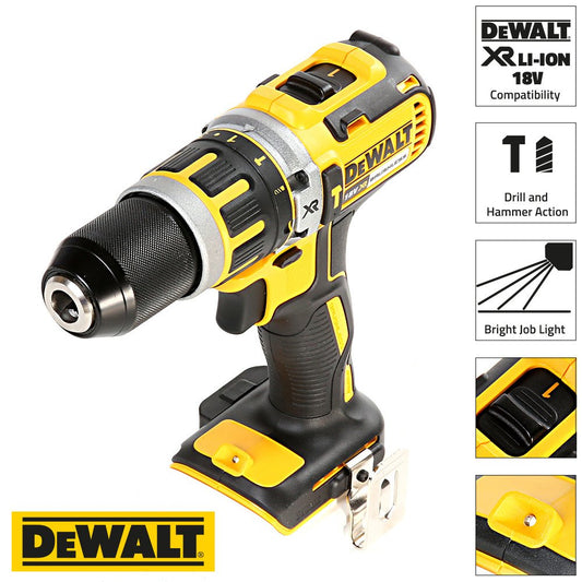 DeWalt DCD 795 M1 - 18V cordless impact drill with 1x 4Ah battery, charger, and TSTAK case.