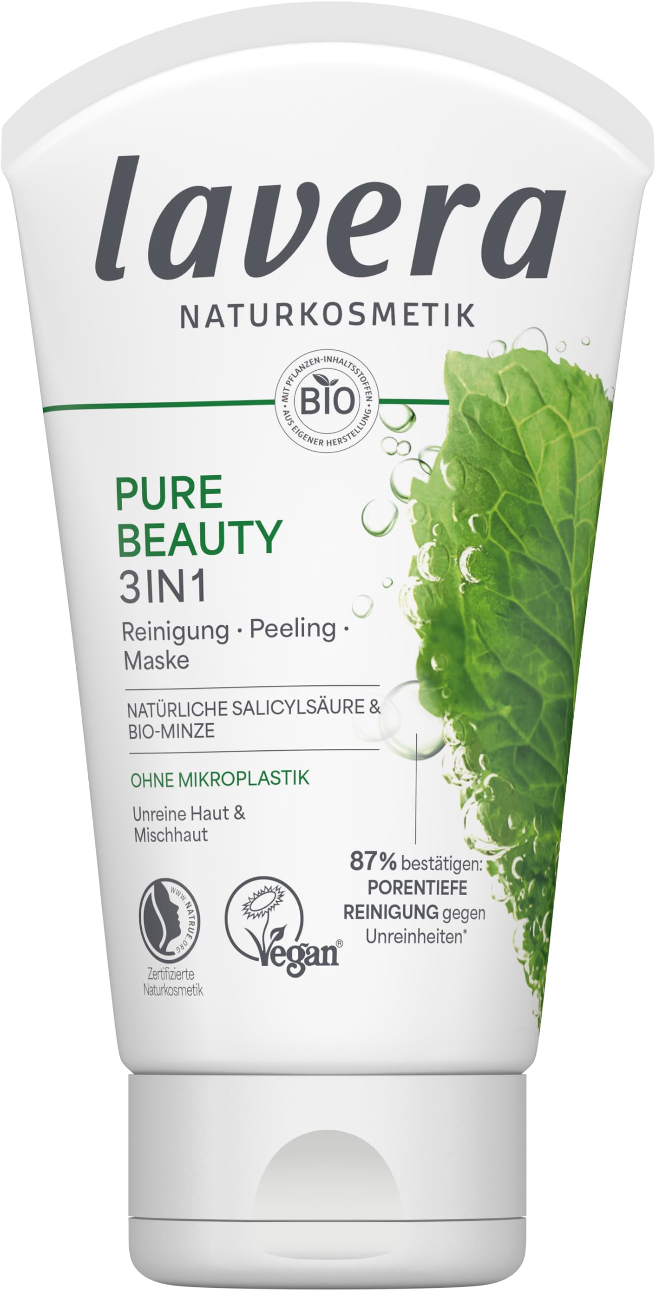 Sejas maska Lavera Pure Beauty 3in1 klājoša kopšana 125 ml