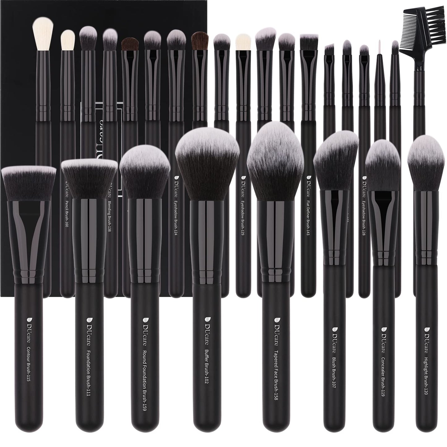 Make-up otiņu komplekts DUcare, 27 daļas