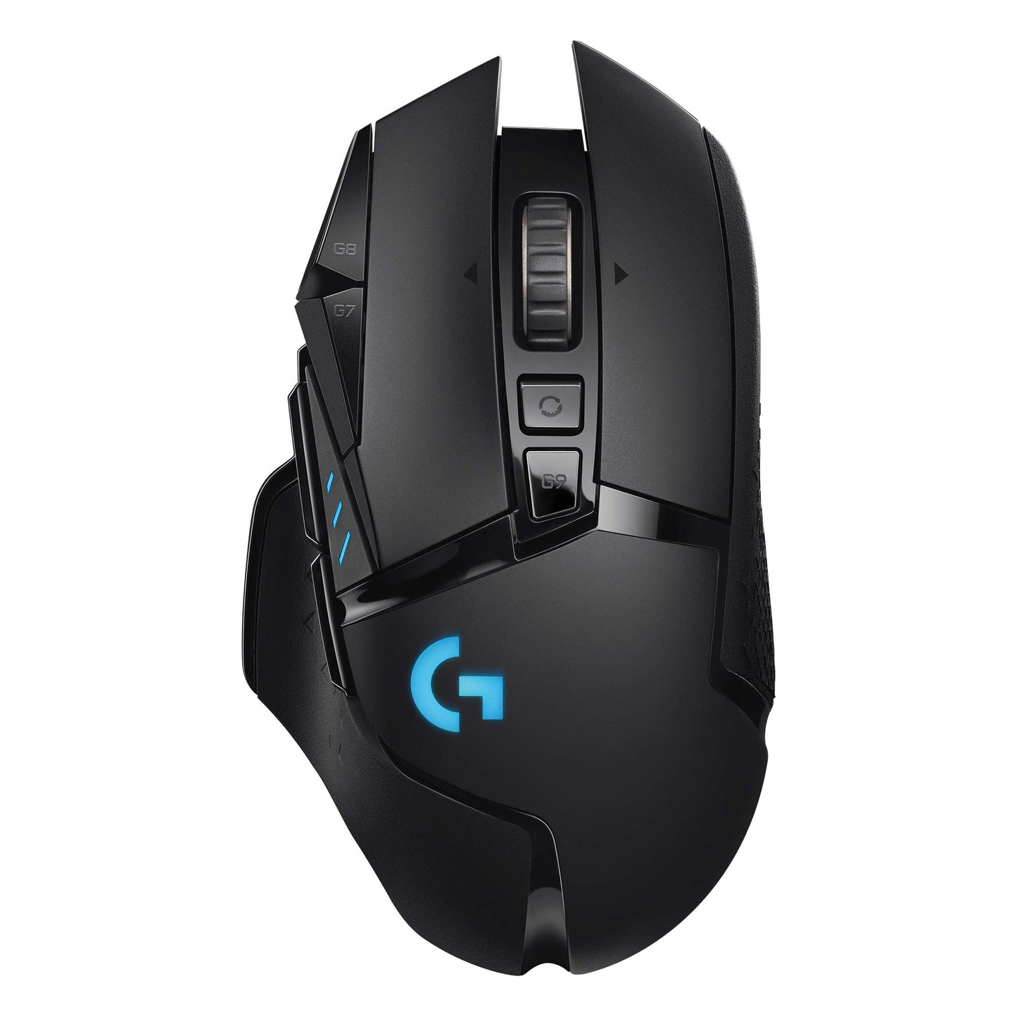 Logitech G502 LIGHTSPEED - HERO 25K DPI sensor, bezvadu savienojums, RGB apgaismojums, svara pielāgošana, POWERPLAY saderīga