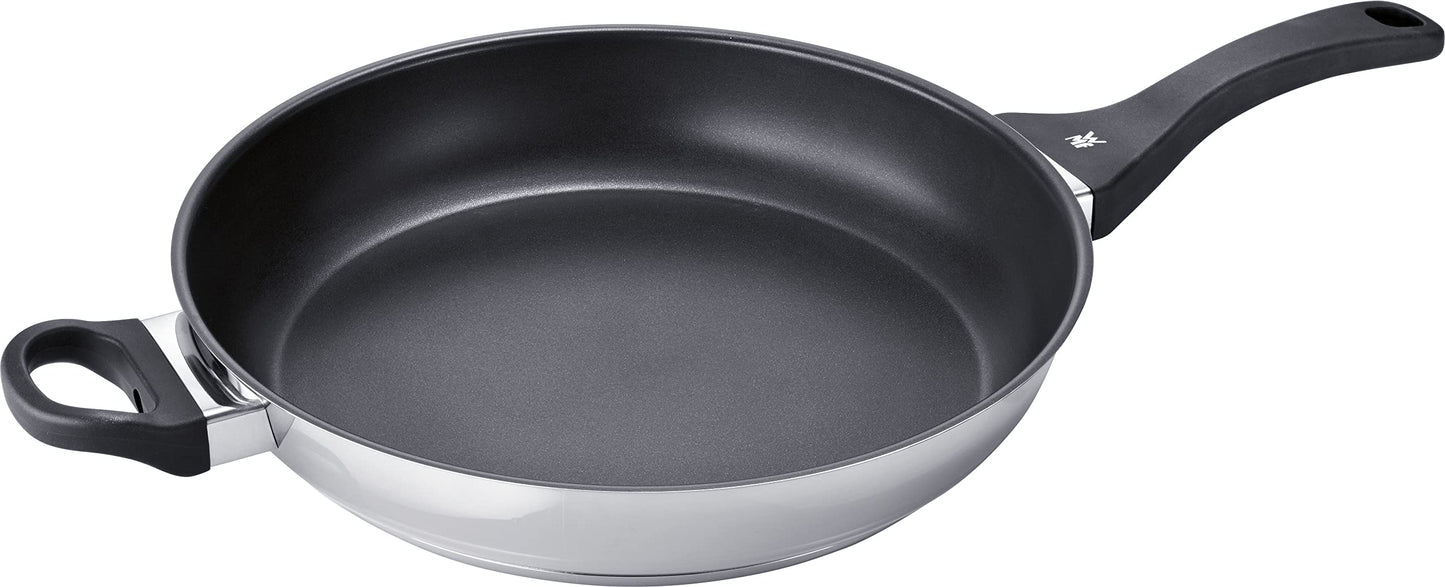 Bosch HEZ390250 piederums plītīm, sistēmas panna Ø 28, 34 cm, nerūsējošais tērauds, plītīm ar PerfectFry, ražots Vācijā, pelēks