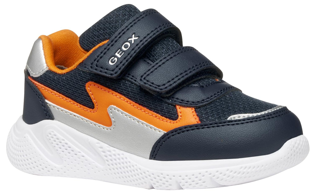 Bērnu kedas Geox B SPRINTYE Boy, Navy/ORANGE, 27 EU