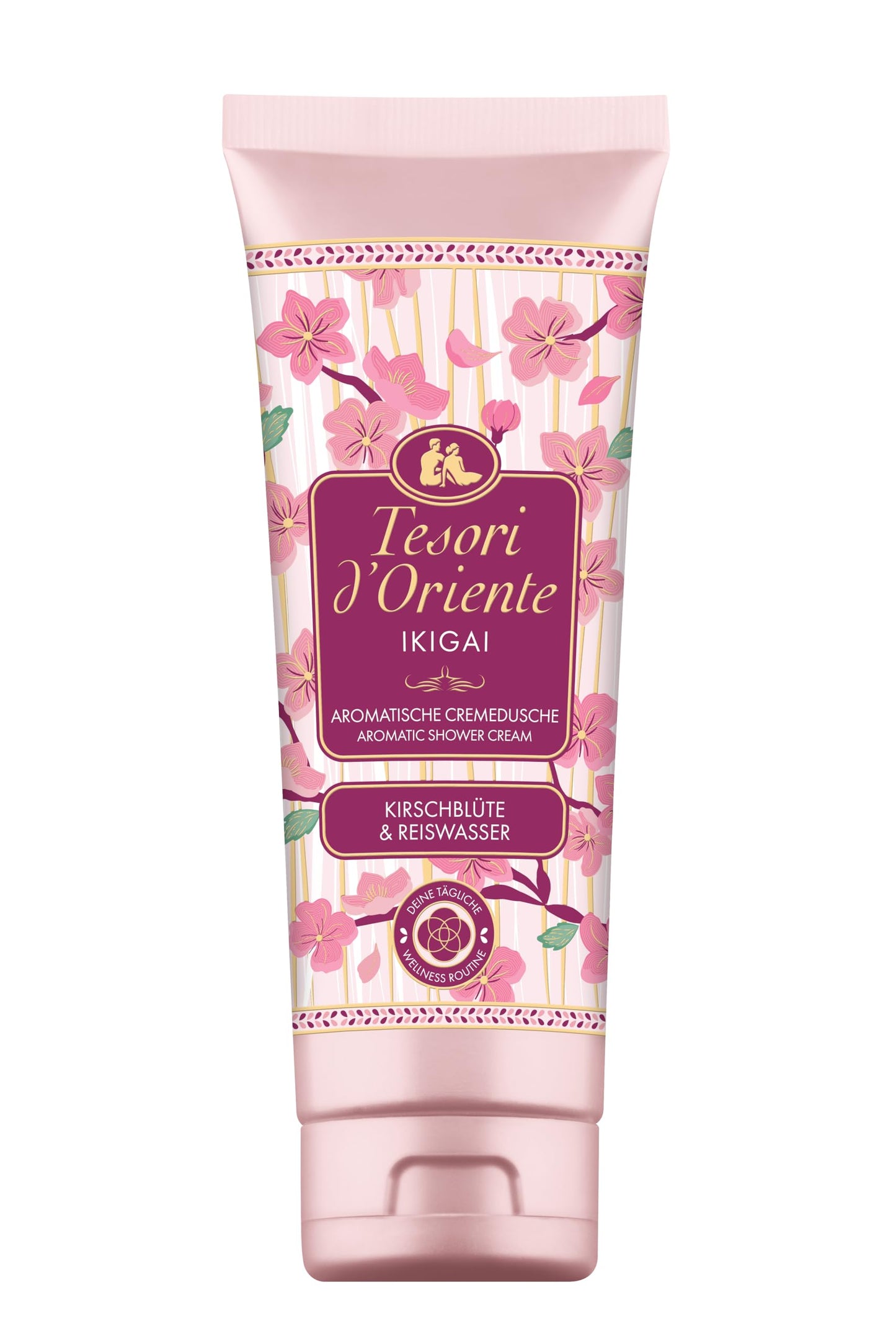 Dušas krēms Tesori d'Oriente Ikigai, ķiršu ziedi un rīsu ūdens, 250 ml