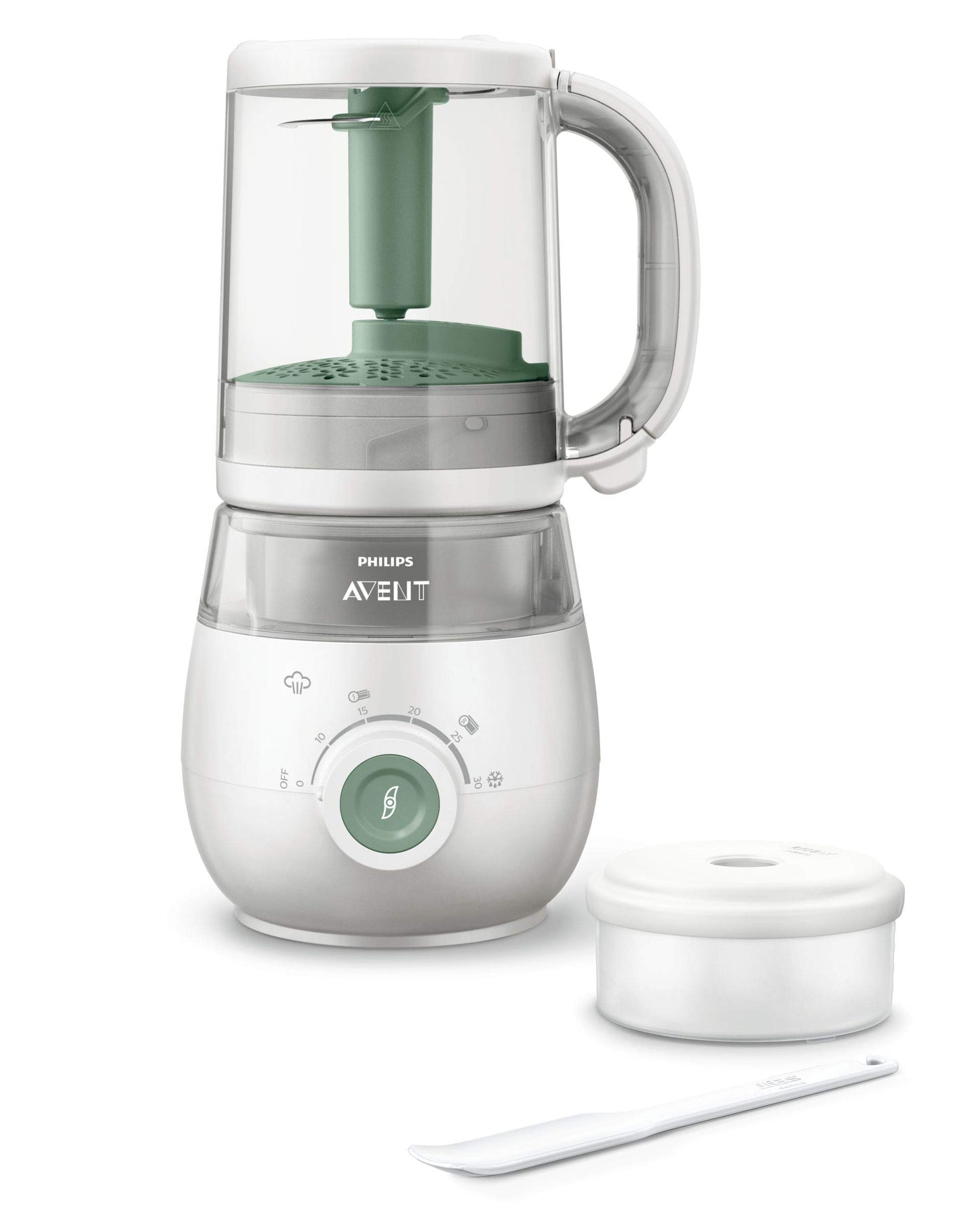 Philips Avent 4-in-1 bērnu pārtikas pagatavotājs - tvaicē, sajauc, uzsilda, atkausē