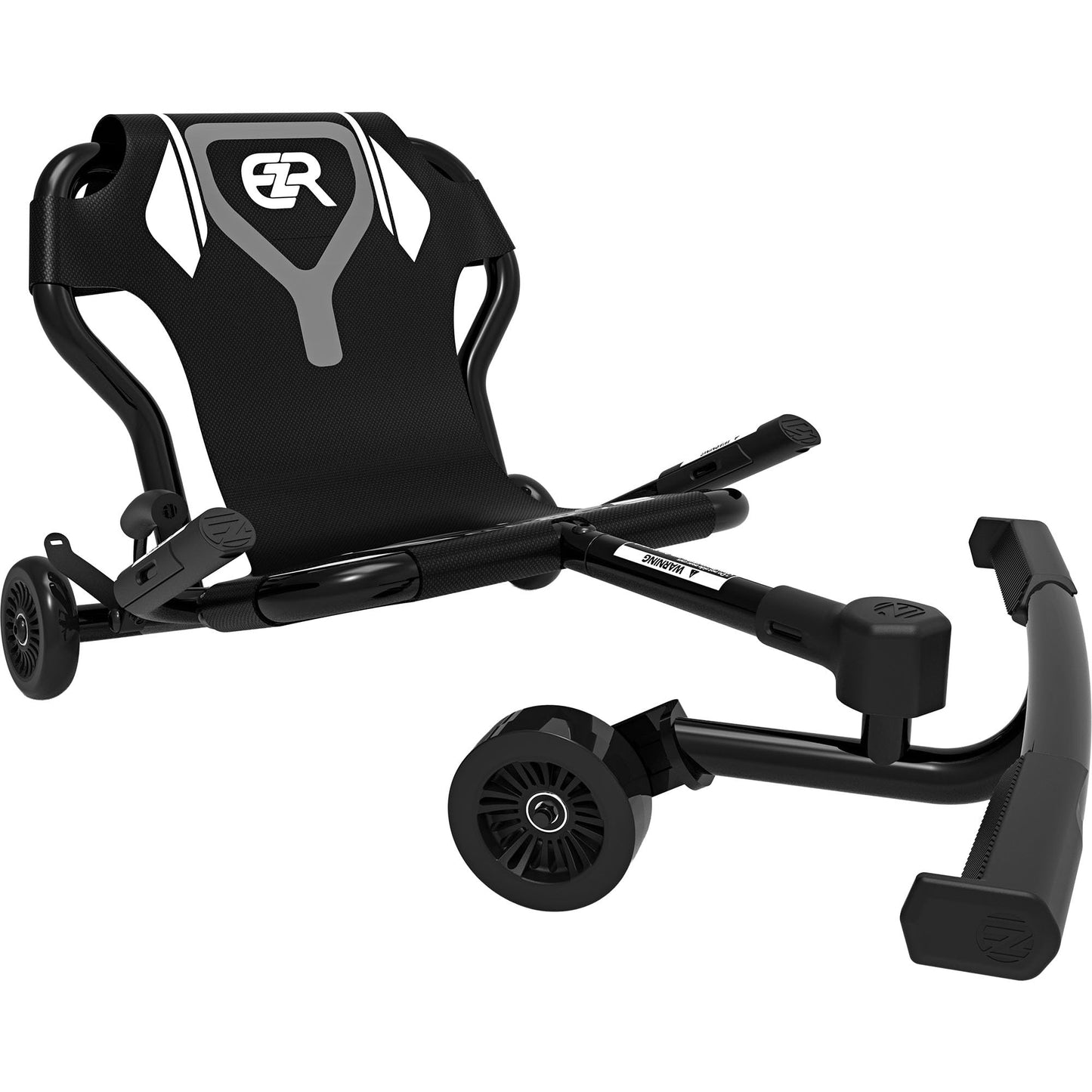 EzyRoller Classic X bērnu drift kartings, 3 līdz 14+ gadiem, trīsriteņu pedāļu braucamrīks, melns