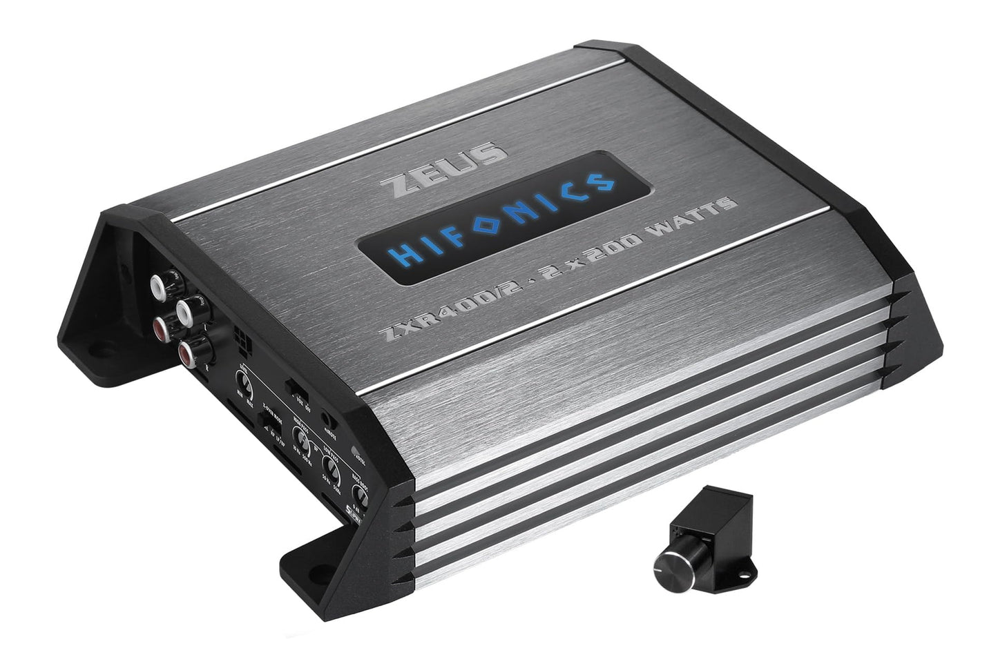 2 kanālu D klases digitālais pastiprinātājs HiFonics ZXR400/2 ar 400 Watt RMS, kompakts premium modelis, ZEUS POWER SERIE