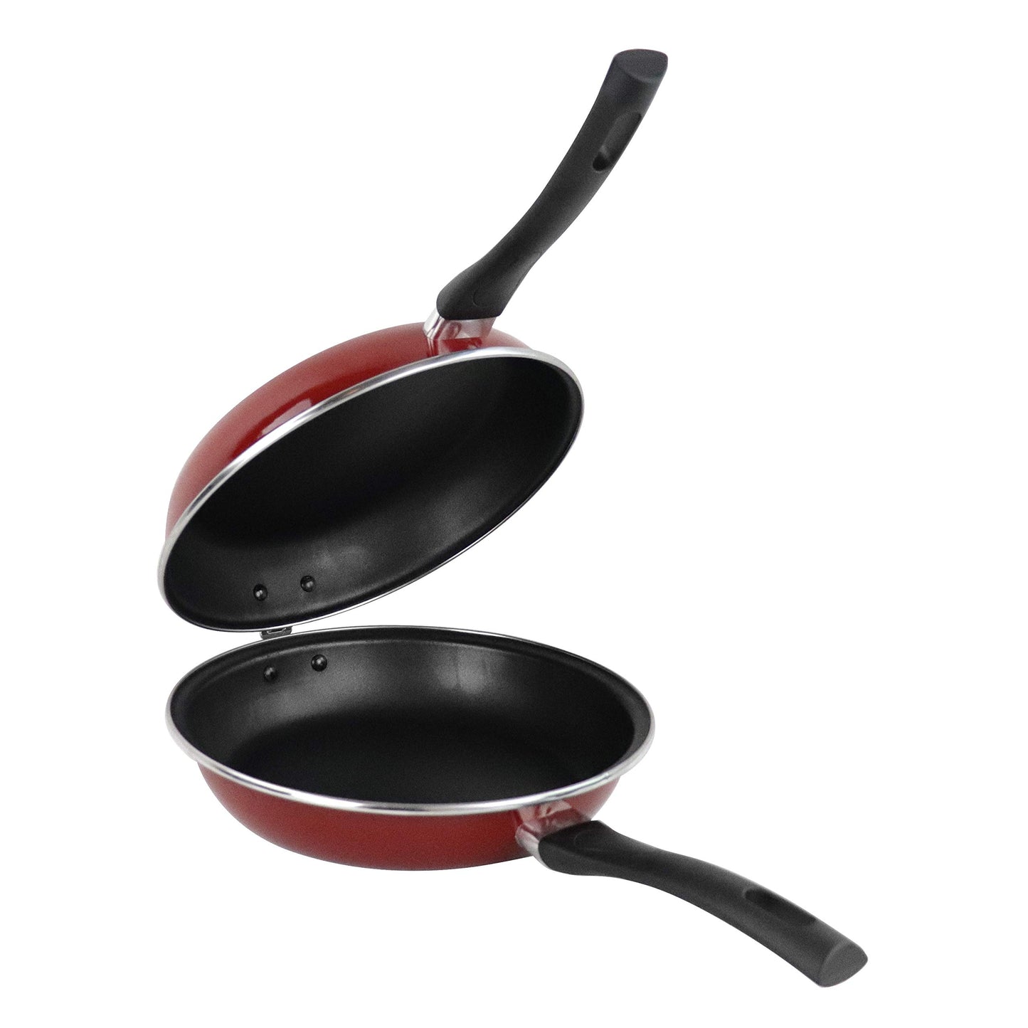 Megafesa Praga - 20 cm red tortilla pan, non-stick surface, ideal for making tortillas and crepes.