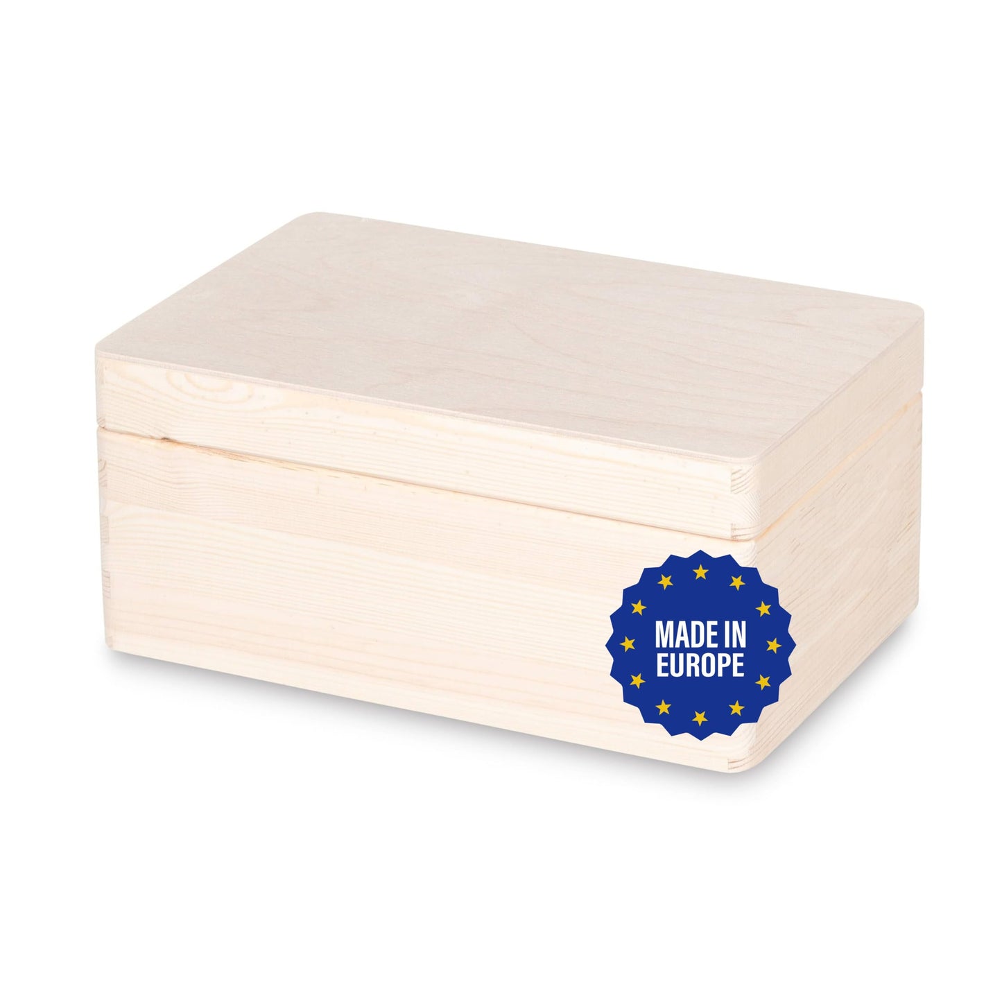 Koka kaste ar vāku Pinus 30x20x13,5 cm, salokāms aizbīdnis, bez rokturiem
