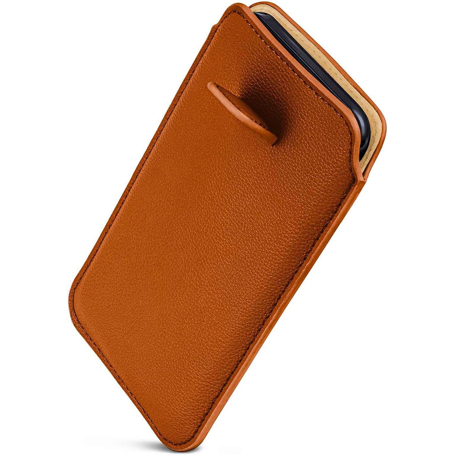 ONEFLOW Liberty telefonu ieliktnis Xiaomi 13T / 13T Pro, PU ādas ieliekamais maciņš ar izvilkšanas funkciju, brūns