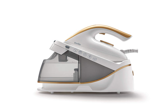 Breville VIN410X PRESSXPRESS - 2400W steam iron, multi-directional ceramic soleplate, 230g steam boost, 100g/min vertical steam.