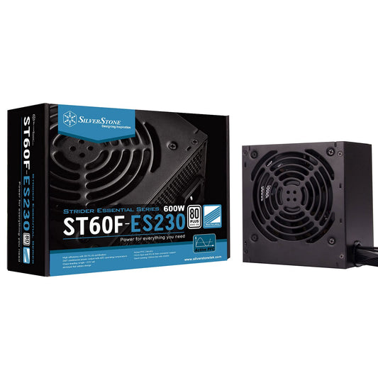Silverstone SST-ST60F-ES230 Strider Essential sērija - 600 vati