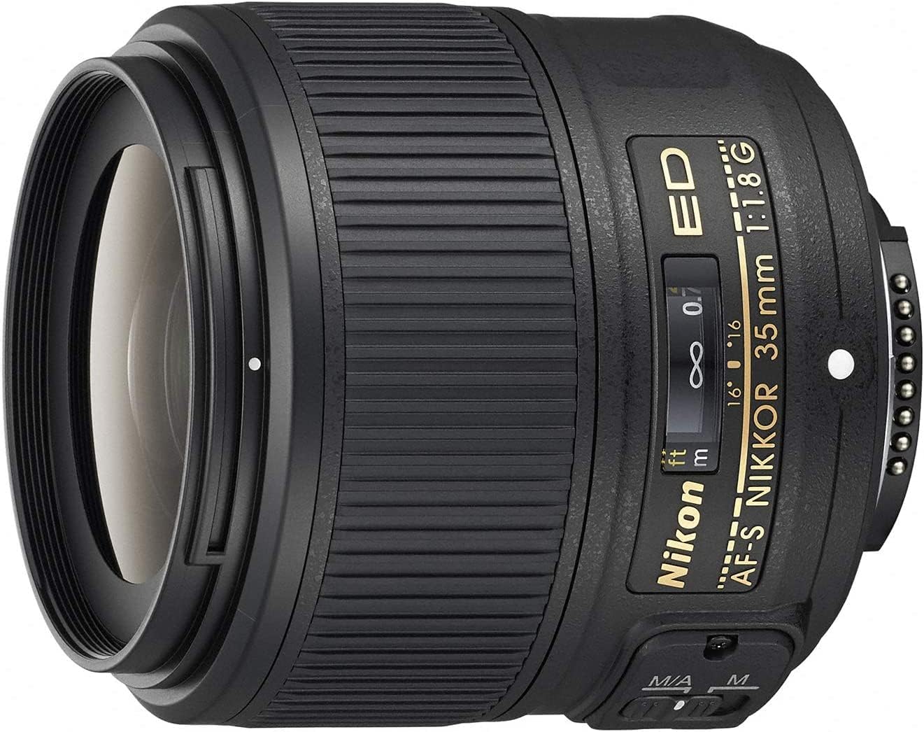 Nikon AF-S Nikkor 35mm 1:1.8G ED objektīvs (58 mm filtra vītne) Nikon F bajonetam melnā krāsā