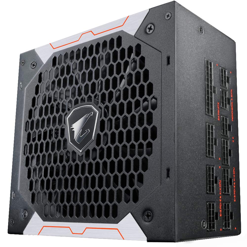 Gigabyte AORUS GP-AP850GM - 850W power supply, 80 Plus Gold certified, modular design, high efficiency, and reliable performance.