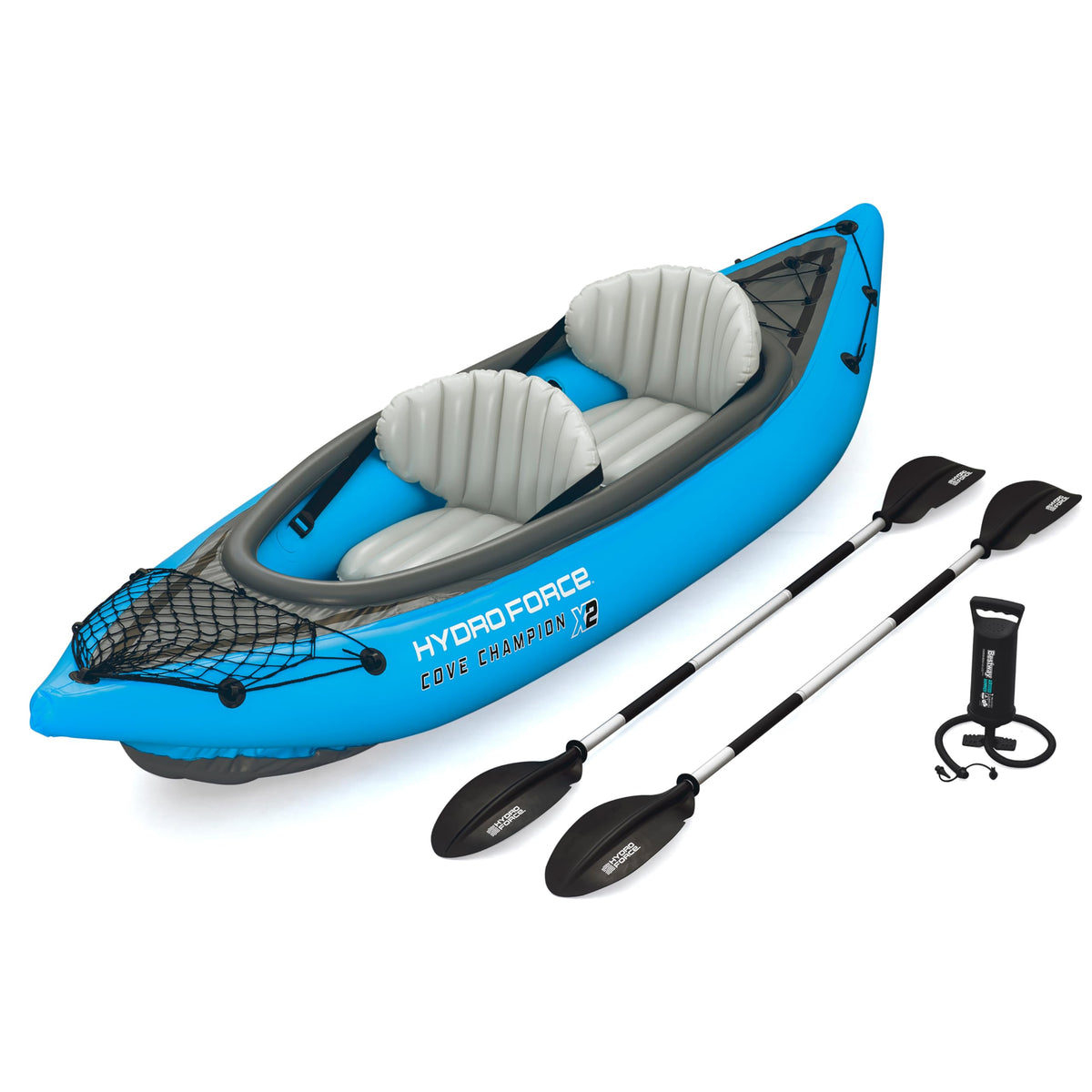 Piepūšamais kajaks Bestway Hydro-Force Cove Champion X2, 331 x 88 x 45 cm
