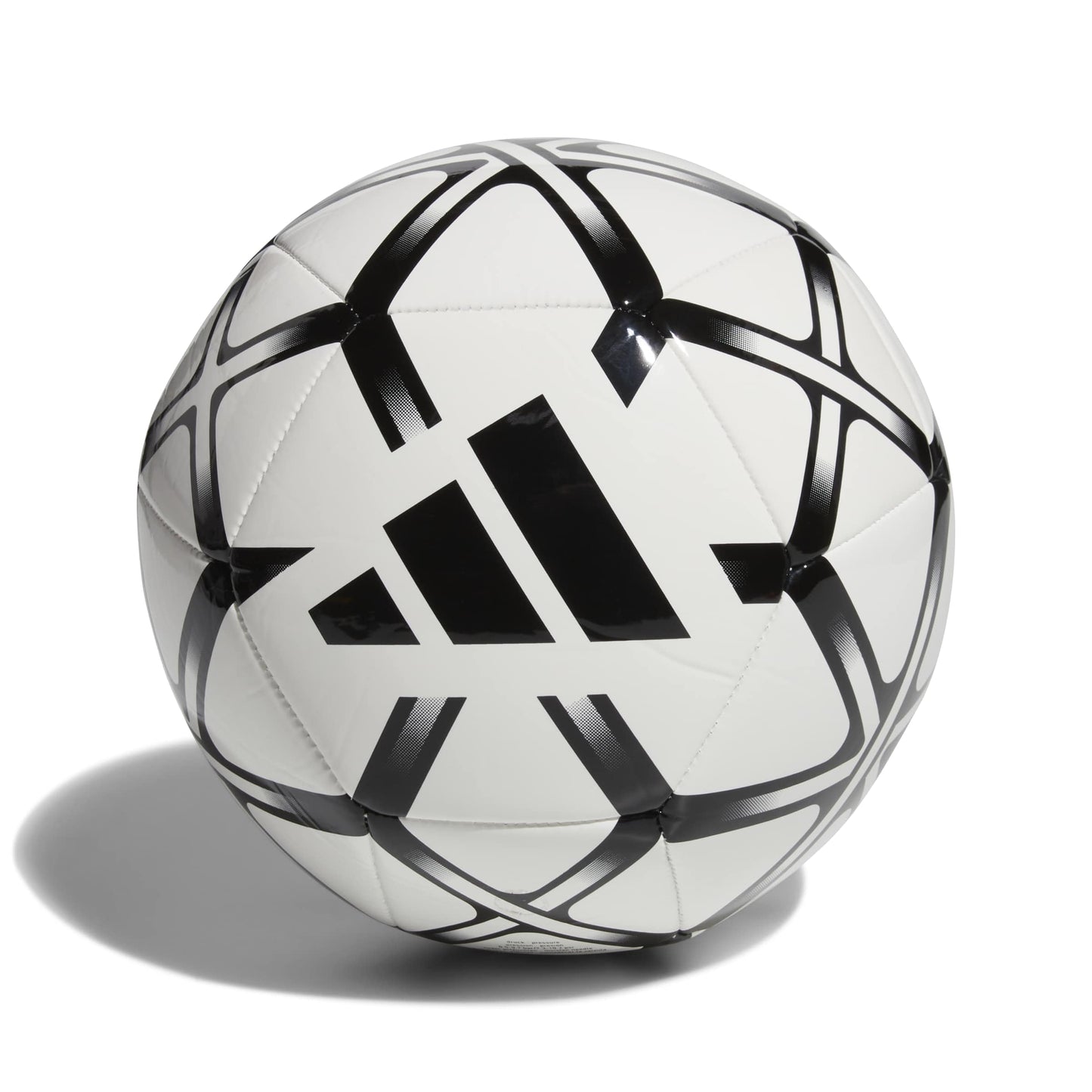 Futbola bumba adidas Unisex Starlancer Club, rekreācijas bumba, balta/melna, 5. izmērs