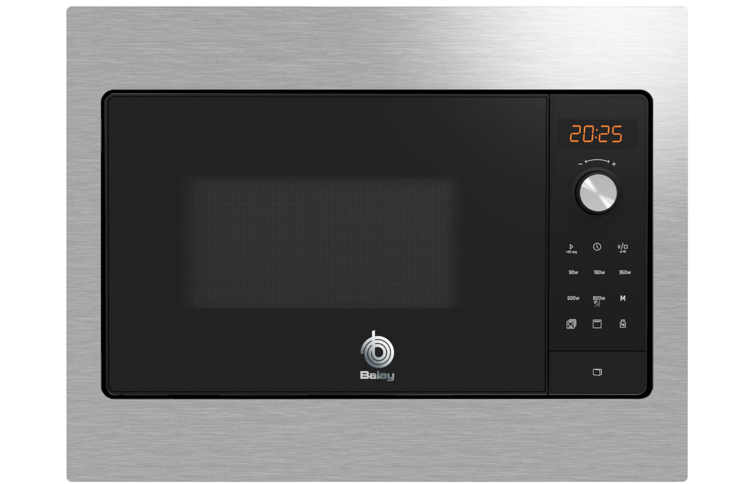 Balay 3CG5142X3 mikroviļņu krāsns, iebūvējama, grils, 50 x 38 cm, 800 W, 20 l, elektroniskās pulkstenis, Ap. kreisajā pusē, nerūsējošais tērauds