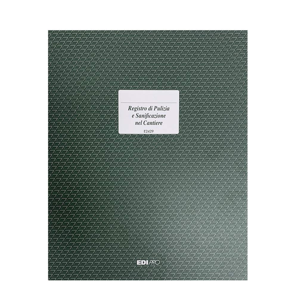 EDIPRO Reģistrs tīrīšanai un dezinfekcijai - 32 lappuses, efektīva tīrīšana un dezinfekcija, kompakts dizains.