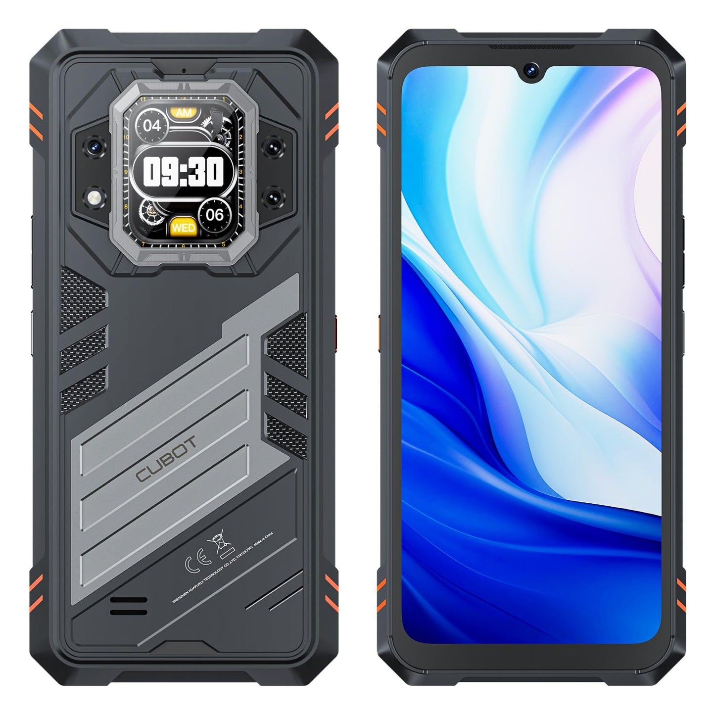 Cubot Kingkong Star 2 - 6.72" FHD+, 24GB RAM, 256GB ROM, 100MP triple camera, 5100mAh battery, Android 14, black