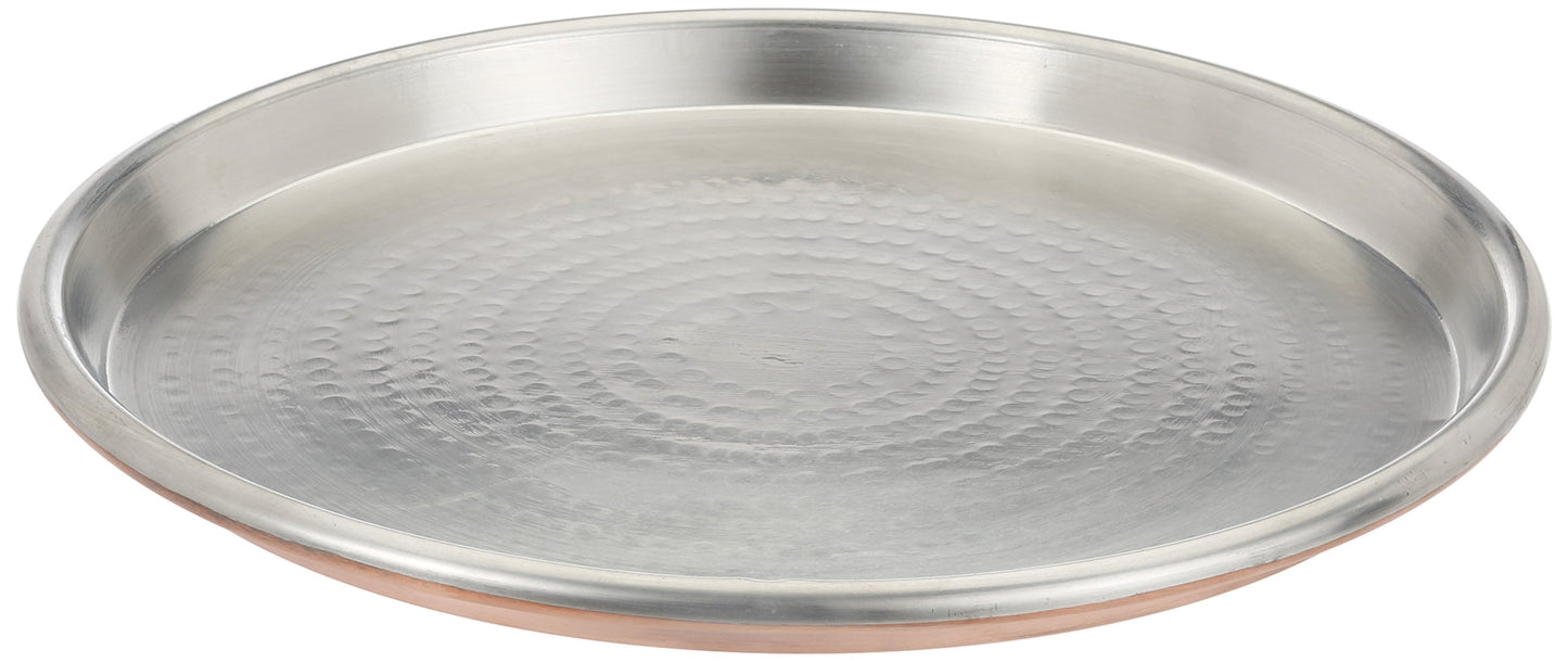 Vigor Blinky 94080-45 plakans apaļš panna - alvota vara, 3 cm malas augstums, 45 cm diametrs