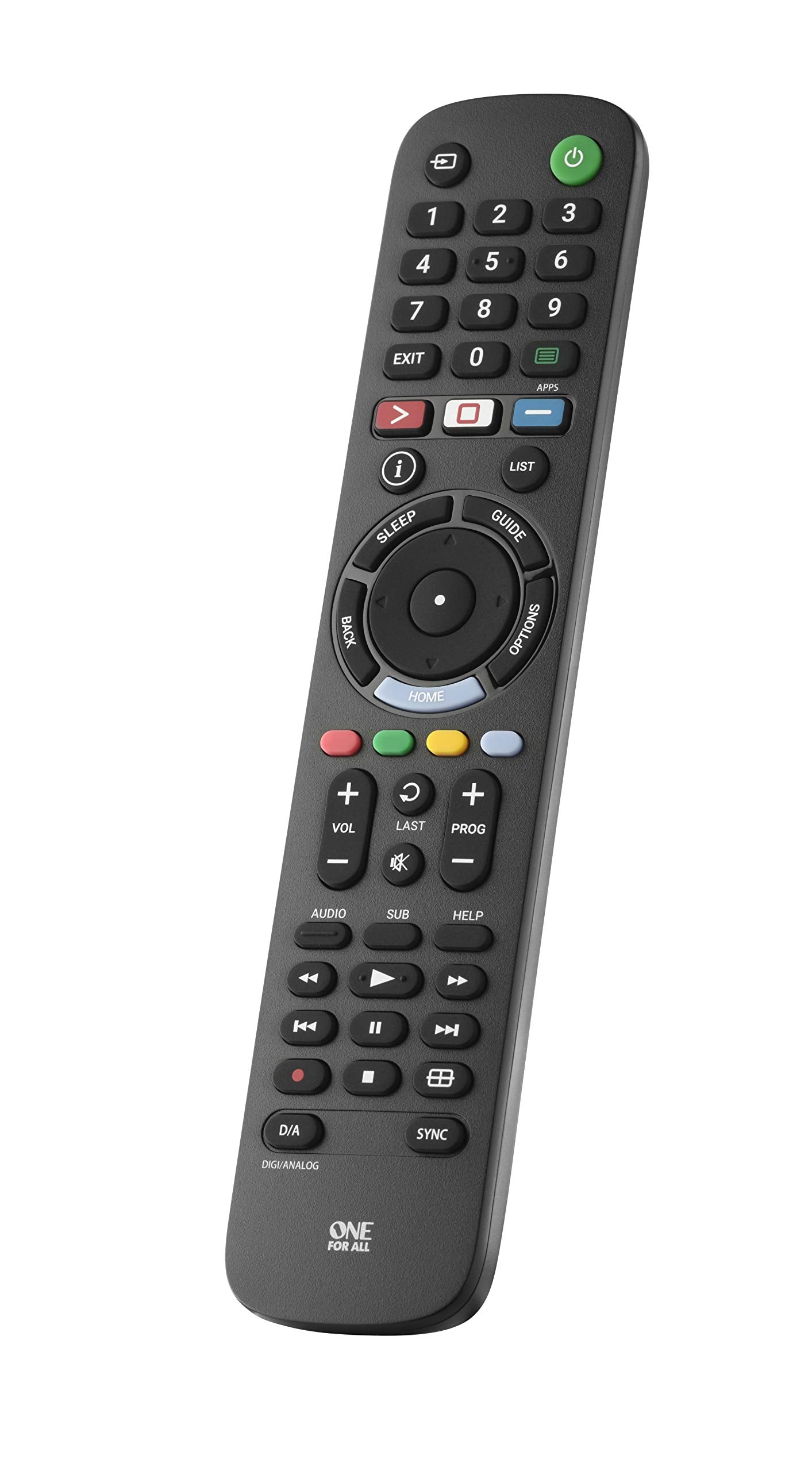 Viena visiem Sony TV tālvadības pults - darbojas ar visiem/Smart TV - ideālā TV rezerves tālvadības pults - URC4912