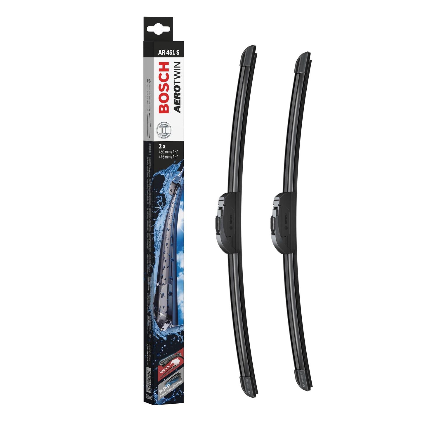 Vējstikla slotiņas Bosch Aerotwin AR451S, 450mm/475mm – komplekts