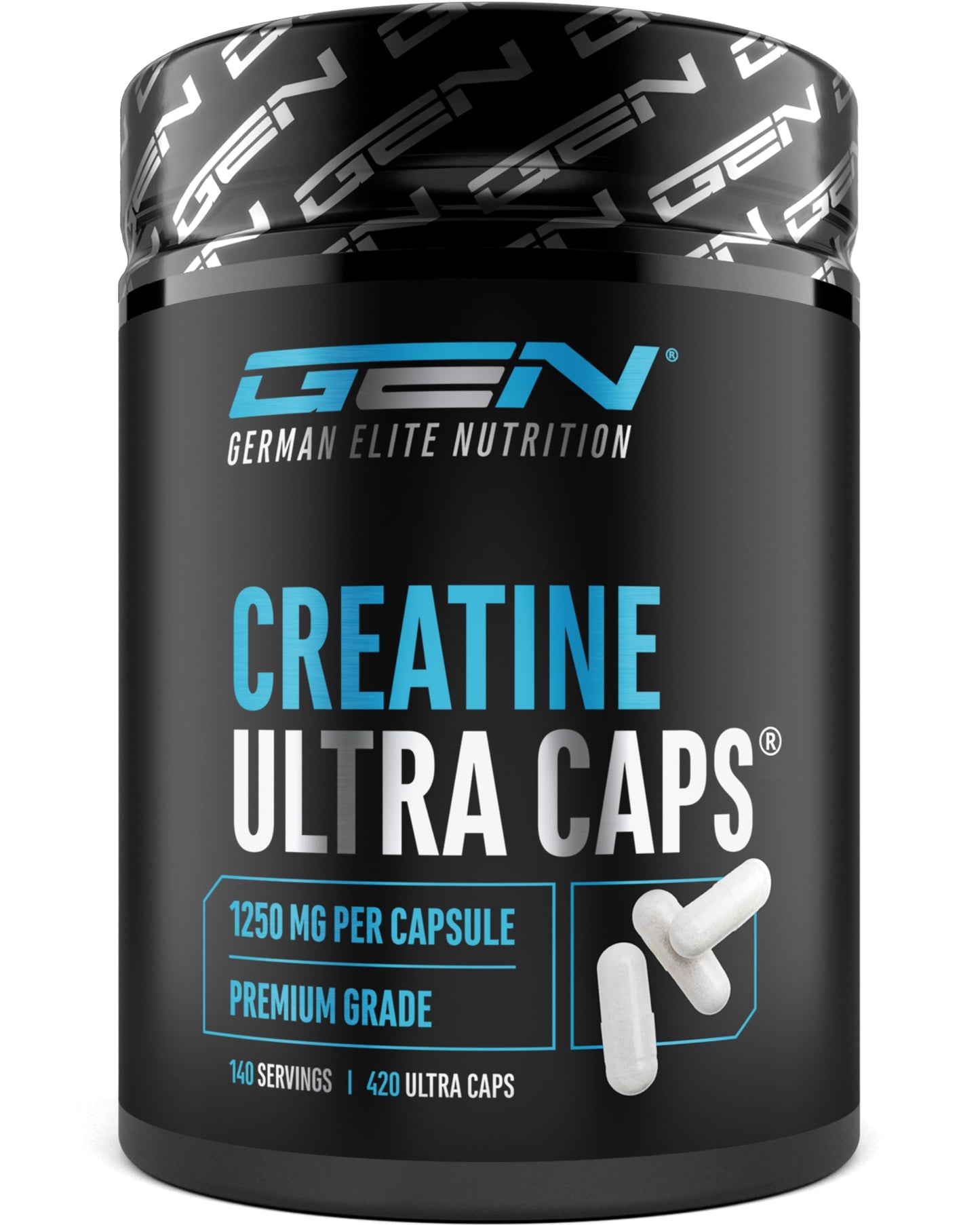 GEN GERMAN ELITE NUTRITION Creatine Ultra Caps® - 420 kapsulas
