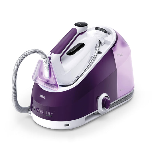 Braun CareStyle 5 IS5247 VI - tvaika gludeklis ar FreeGlide 3D, iCare režīms, 2L tvertne, 500 g/min tvaika trieciens, 2400W, violets