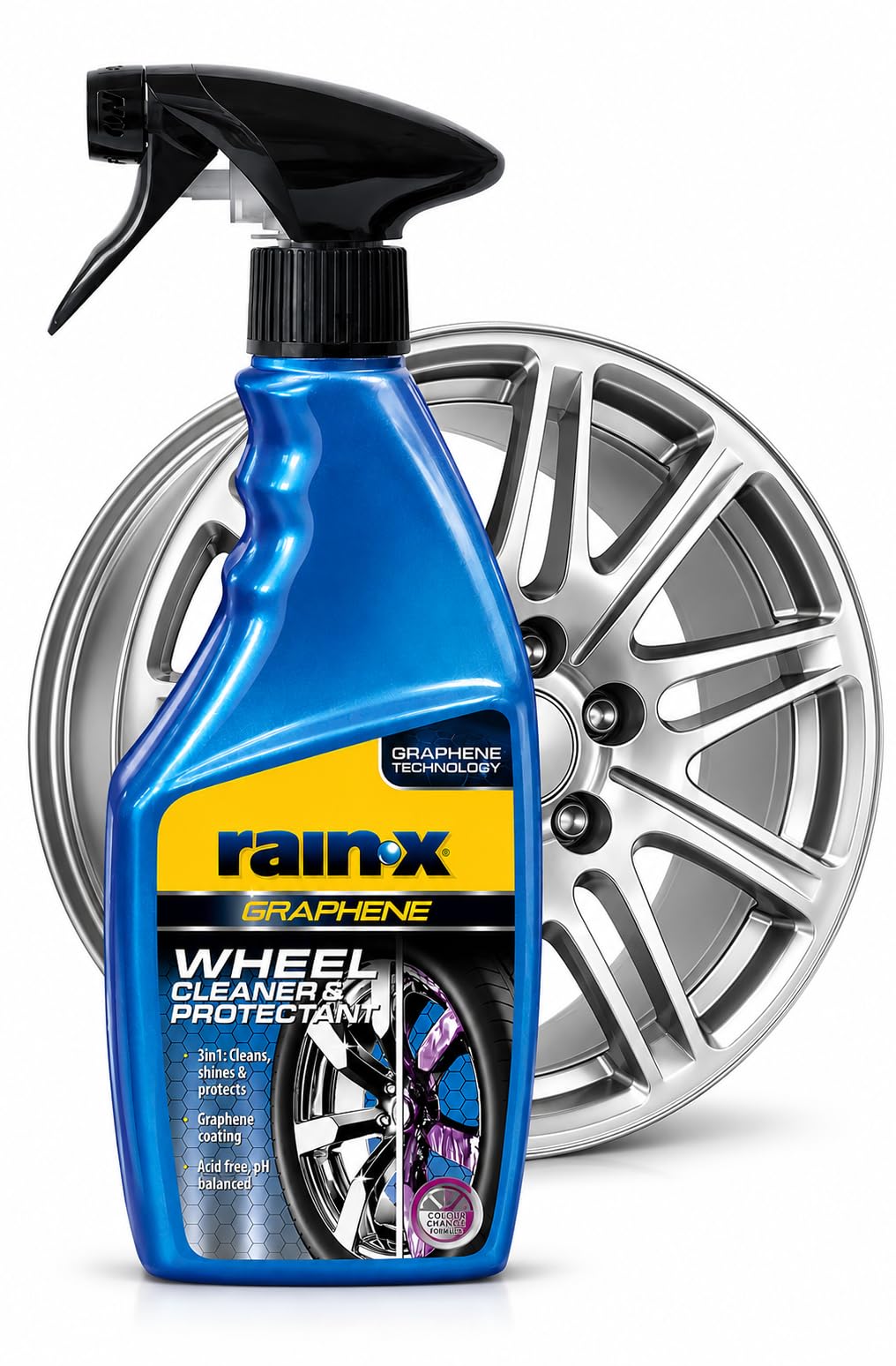 Felgu tīrītājs un aizsargs Rain-X Graphene 3-in-1, 500 ml