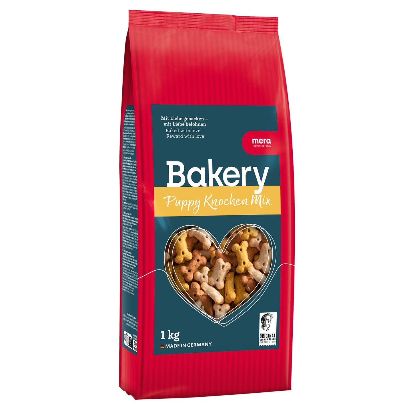 Suņu kārumi un košļājamie kauliņi MERA Bakery Puppy, 1kg